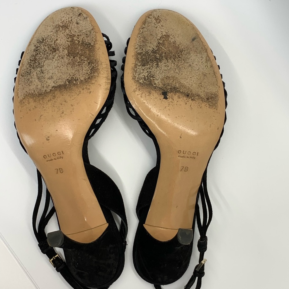 Gucci suede knot sandals - Picture 7 of 8